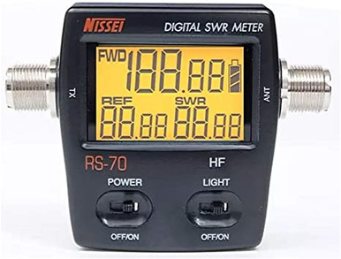 RS-70 Digital SWR/Watt Meter HF 1.6-60MHz 200W for HF Radio