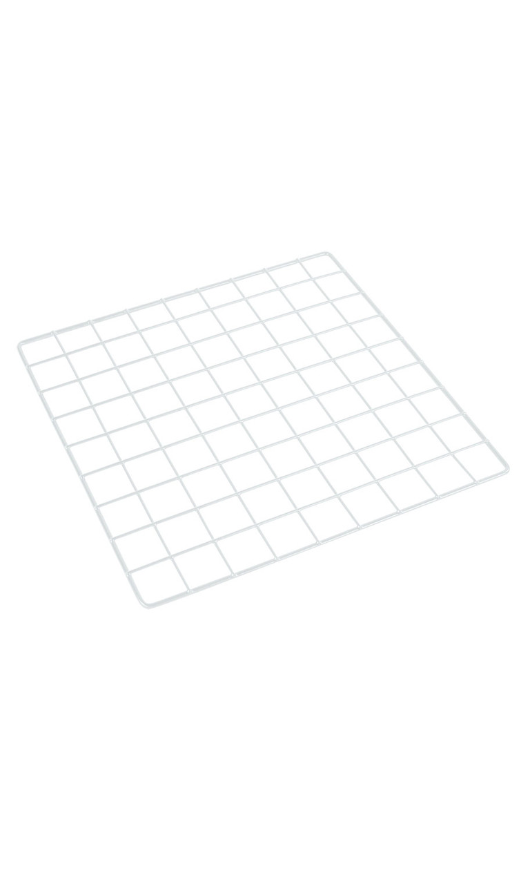 14 x 14 inch Mini White Wire Grid Panel