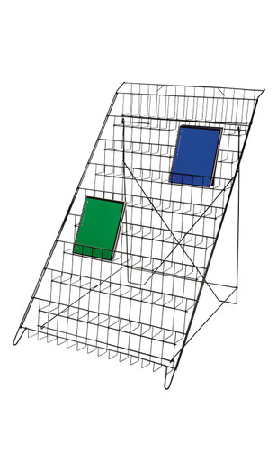 Black Floor Standing Wire Rack
