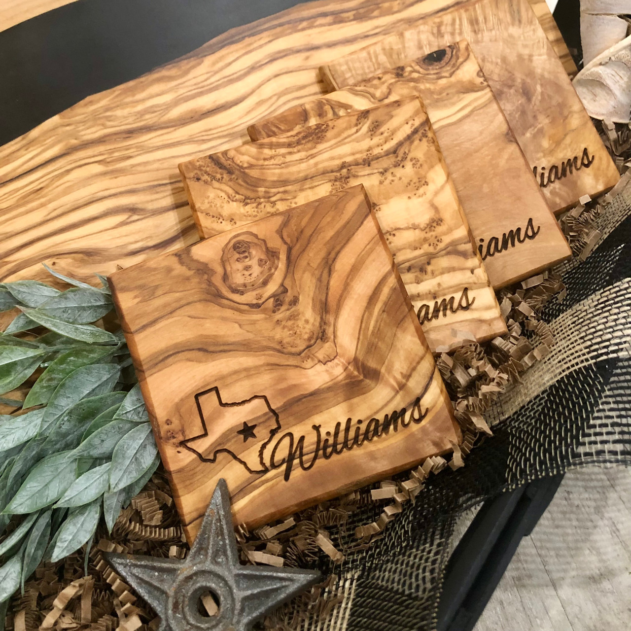 Engraved olive wood cutting boards – Explore More Custom Design