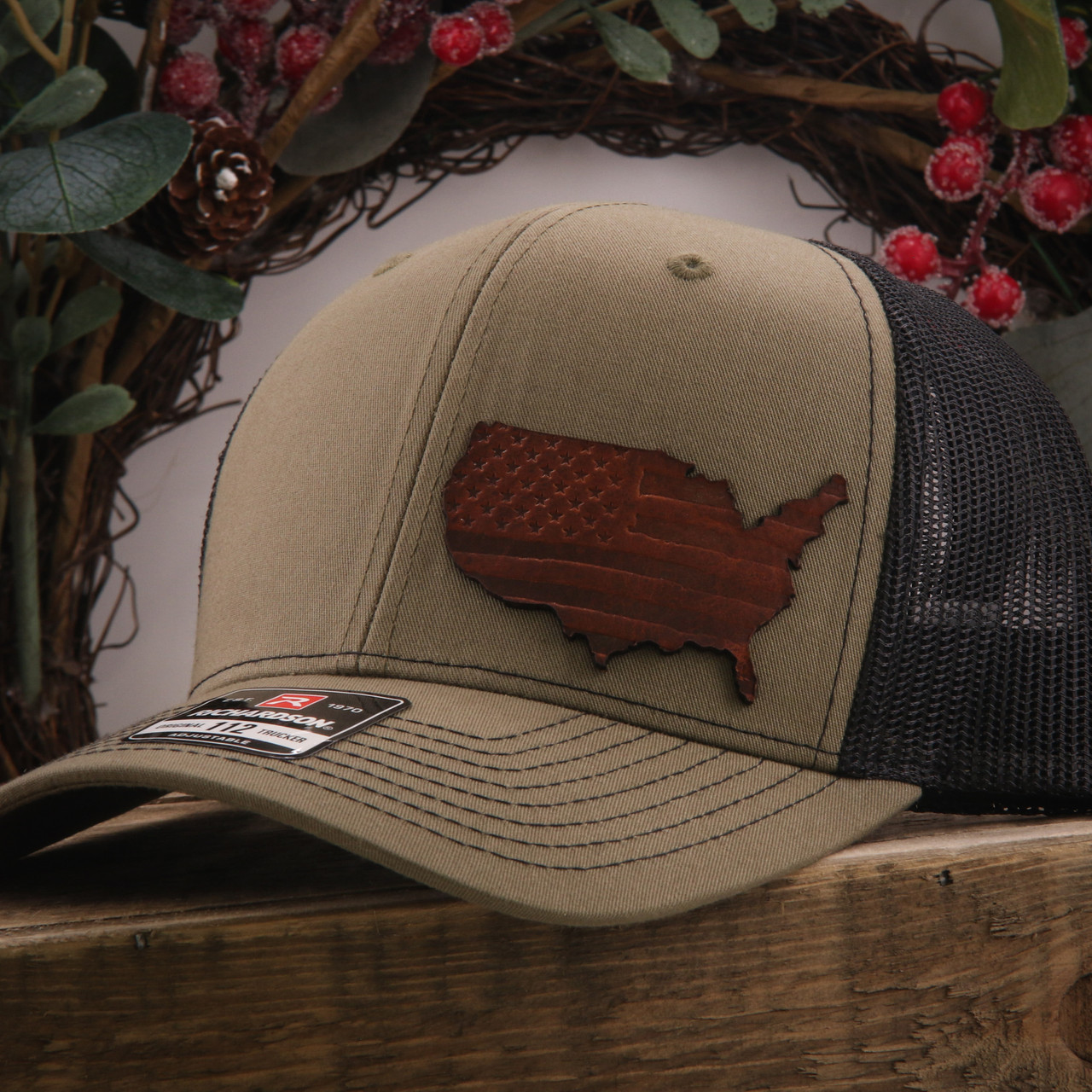 Customized Richardson 112 Leather Patch Hat – Shop Iowa