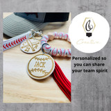 Personalized Team Keychain