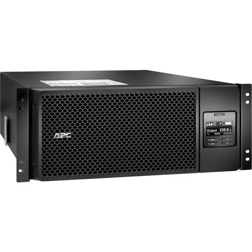 APC Smart-UPS On-Line, 6kVA/6kW, Rackmount 4U, 230V, 6x C13+4x C19 IEC outlets, Network Card+SmartSlot, Extended runtime, W/ rail kit, Marine - 4U Rack-mountable