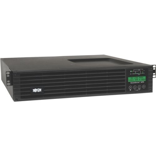 Tripp Lite SU1500RTXLCDN UPS Smart Online 1500VA 1350W Rackmount 120V LCD USB DB9 Preinstalled SNMPWEBCARD 2URM 2U Tower/Rack/Wall Mountable