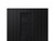 Samsung QM85C back panel with HDMI, USB, LAN, RS232, and cable management