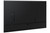 Samsung QM75C back panel with HDMI, USB, LAN, RS232, and cable management