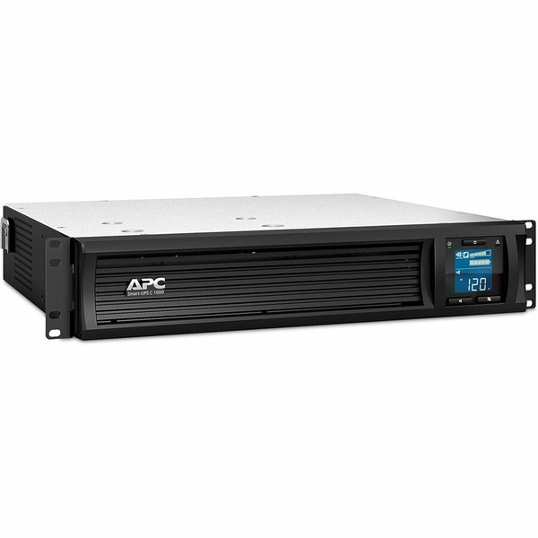 APC SMC1000-2UC by Schneider Electric Smart-UPS C 1000VA LCD RM 2U 120V with SmartConnect 2U Rack-mountable
