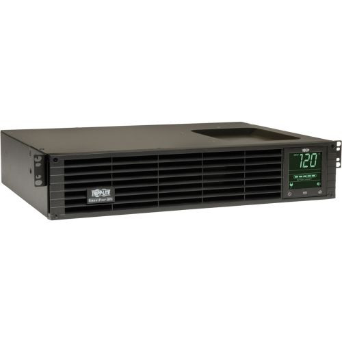 Tripp Lite by Eaton SMART1000RM2U UPS SmartPro 120V 1kVA 800W Line-Interactive Sine Wave UPS 2U Rack/Tower Network Card Options LCD USB DB9 6 Outlets