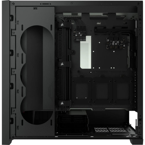 CORSAIR Corsair iCUE 5000X RGB Gaming Case 4x Tempered Glass Panels Black 