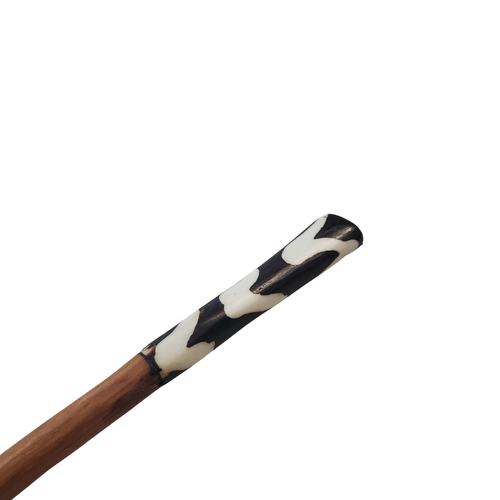 Handmade Wooden Tea Spoons with A Cow Bone Handle