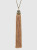 Crystal Pave Bell Thread Tassels Long Necklace (BURNISHED GOLD-BURGUNDY)