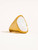 18k Gold Natural Shell Statement Ring