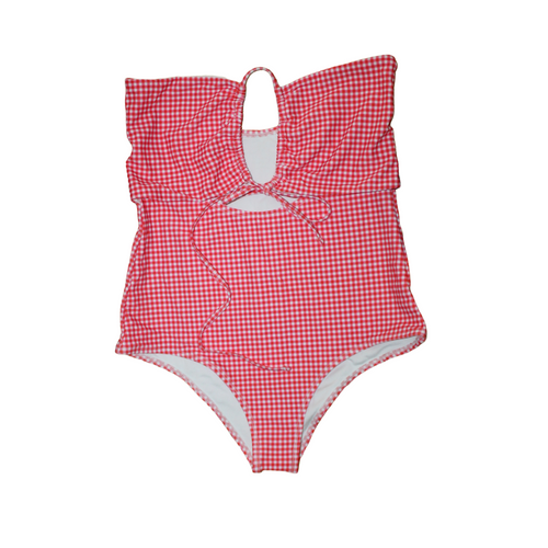 New With Tags One Piece Gingham Swimsuit by Fashion Nova size medium
