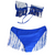 New Electric Blue Fringe Bikini by Shein size Medium