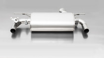 Remus Non-Resonated Cat back System Left/Right with Integrated valves using the OE valve control system with 2 Carbon tail pipes @ 102 mm angled, Titanium internals - 1 Series F20/F21 LCI M140i 250 kW B58B30 2015-2018 Remus Non-Resonated Cat back System Left/Right with Integrated valves using the OE valve control system with 2 Carbon tail pipes @ 102 mm angled, Titanium internals - 1 Series F20/F21 LCI M140i 250 kW B58B30 2015-2018
