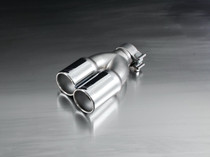 Remus Rear Silencer Left/Right with 4 tail pipes @ 76 mm, rolled edge, chromed - 3 Series F30/F31 320d 135 kW N47D20C 2012- Remus Rear Silencer Left/Right with 4 tail pipes @ 76 mm, rolled edge, chromed - 3 Series F30/F31 320d 135 kW N47D20C 2012-