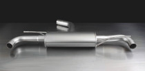 Remus Resonated Cat back System Left/Right with 2 Stainless Steel tail pipes @ 102 mm angled, straight cut - Golf Mk6 2.0 TSI GTI Edition 35 173 kW  2011-2012 Remus Resonated Cat back System Left/Right with 2 Stainless Steel tail pipes @ 102 mm angled, straight cut - Golf Mk6 2.0 TSI GTI Edition 35 173 kW  2011-2012