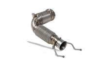 Scorpion downpipe with sports catalyst for BMW M135i xDrive F40