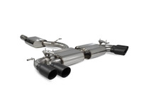 Scorpion resonated cat-back system with electronic valves for Volkswagen Golf Mk7 R