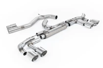 Milltek 80mm race cat-back exhaust for Audi S3 8Y Sportback