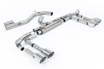 Milltek 80mm race cat-back exhaust for Audi S3 8Y Saloon