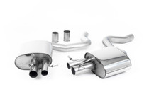 Milltek non-valved rear silencers for Mercedes-AMG C63 and C63 S W205 Saloon