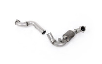 Milltek downpipe with hi-flow sports cat for Mercedes-AMG A35 and CLA35