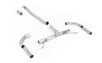 Milltek front pipe-back exhaust system for Mercedes-AMG A35 and CLA35