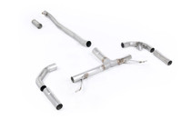 Milltek front pipe-back exhaust system for Mercedes-AMG A35 and CLA35