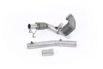 Milltek downpipe with hi-flow sports cat for Volkswagen Polo GTI (AW) Pre-Facelift GPF/OPF models