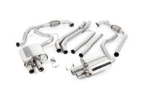Milltek non-resonated cat-back exhaust for Audi S4 B9
