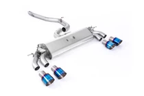 Milltek non-resonated GPF-back exhaust for Audi S3 8V.2 with burnt titanium tips