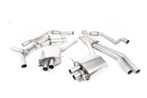 Milltek resonated cat-back exhaust for Audi RS5 B9 Coupe