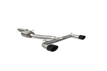 Scorpion Resonated cat-back system  Black Ceramic Tailipes Leon Cupra 2.0 Tsi 280 / 290 / 300 2014 - 2019 Scorpion Resonated cat-back system  Black Ceramic Tailipes Leon Cupra 2.0 Tsi 280 / 290 / 300 2014 - 2019