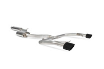 Scorpion Resonated cat-back system  Black Ceramic Tailipes Leon Cupra 2.0 Tsi 280/290 ST 2015 - 2018 Scorpion Resonated cat-back system  Black Ceramic Tailipes Leon Cupra 2.0 Tsi 280/290 ST 2015 - 2018