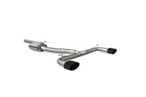 Scorpion Non-resonated cat-back system  Black Ceramic Tailipes Leon Cupra 2.0 Tsi 280/290/300 2014 - 2019 Scorpion Non-resonated cat-back system  Black Ceramic Tailipes Leon Cupra 2.0 Tsi 280/290/300 2014 - 2019