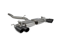 Scorpion Non-res gpf back system with electronic valves Valved Black Ceramic Tailipes GolF R MK7.5 Facelift 2017 - 2020 Scorpion Non-res gpf back system with electronic valves Valved Black Ceramic Tailipes GolF R MK7.5 Facelift 2017 - 2020