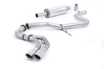 Milltek Cat-back - Resonated (quieter). Polished Tips. EC-Approved - A3 - 2.0 TDI 150 MQB 2WD - 2013-2020 - SSXAU358 Milltek Cat-back - Resonated (quieter). Polished Tips. EC-Approved - A3 - 2.0 TDI 150 MQB 2WD - 2013-2020 - SSXAU358
