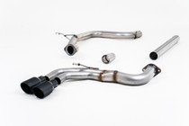 Milltek Cat-back - Non-resonated (louder). Cerakote Black Tips - A3 - 2.0 TDI 150 MQB 2WD - 2013-2020 - SSXAU565 Milltek Cat-back - Non-resonated (louder). Cerakote Black Tips - A3 - 2.0 TDI 150 MQB 2WD - 2013-2020 - SSXAU565