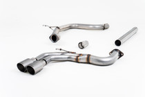 Milltek Cat-back - Non-resonated (louder). Titanium Tips - A3 - 2.0 TDI 150 MQB 2WD - 2013-2020 - SSXAU569 Milltek Cat-back - Non-resonated (louder). Titanium Tips - A3 - 2.0 TDI 150 MQB 2WD - 2013-2020 - SSXAU569