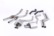 Milltek non-Resonated full system with cat bypass downpipes SSXAU595 for Audi RS7 Sportback C7