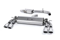 Milltek resonated cat-back exhaust system for Audi S3 8V 3-Door