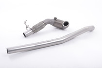 Milltek large-bore downpipe with hi-flow sports cat SSXAU381 for Audi S3 8V Sportback