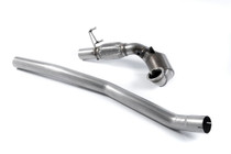 Milltek Large Bore Downpipe and Hi-Flow Sports Cat - EC-Approved. Must be fitted with the Milltek Sport cat-back system - S3 - 2.0 TFSI quattro Sportback 8V - 2013-2020 - SSXAU423_2