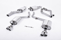 Milltek Cat-back - EC-Approved. Quad Polished Tips. - S4 - 3.0 Supercharged V6 B8 - 2009-2012 - SSXAU261 Milltek Cat-back - EC-Approved. Quad Polished Tips. - S4 - 3.0 Supercharged V6 B8 - 2009-2012 - SSXAU261