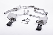Milltek valved resonated cat-back exhaust system for Audi S4 / S5 B8