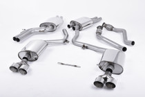Milltek Cat-back - Quad Outlet Polished Tips - S4 - 3.0 Supercharged V6 B8.5 - 2012-2016 - SSXAU366 Milltek Cat-back - Quad Outlet Polished Tips - S4 - 3.0 Supercharged V6 B8.5 - 2012-2016 - SSXAU366