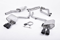 Milltek Cat-back - ValveSonic Electronic Valved System. Black Velvet Tips - S4 - 3.0 Supercharged V6 B8.5 - 2012-2016 - SSXAU406_7 Milltek Cat-back - ValveSonic Electronic Valved System. Black Velvet Tips - S4 - 3.0 Supercharged V6 B8.5 - 2012-2016 - SSXAU406_7