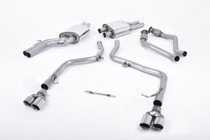 Milltek Cat-back - Race Version (not recommended for road use). Quad Polished Tips - S5 - 3.0 TFSI B8 Coupe & Cabriolet (S tronic) - 2009-2011 - SSXAU265 Milltek Cat-back - Race Version (not recommended for road use). Quad Polished Tips - S5 - 3.0 TFSI B8 Coupe & Cabriolet (S tronic) - 2009-2011 - SSXAU265