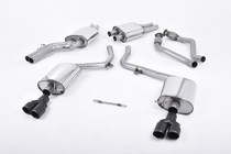 Milltek Cat-back - EC-Approved. Quad Cerakote Black Tips - S5 - 3.0 TFSI B8 Sportback - 2010-2011 - SSXAU556_1 Milltek Cat-back - EC-Approved. Quad Cerakote Black Tips - S5 - 3.0 TFSI B8 Sportback - 2010-2011 - SSXAU556_1